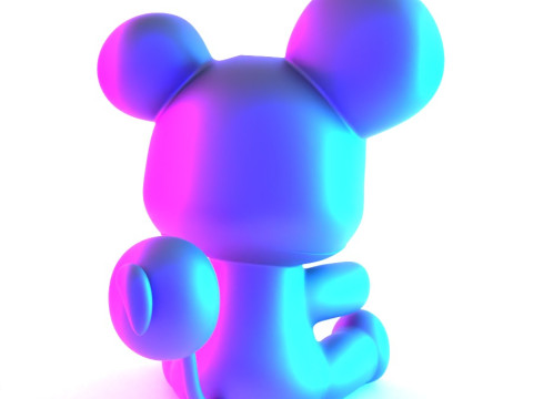 3D Printing Skully Bear toy 3D Model