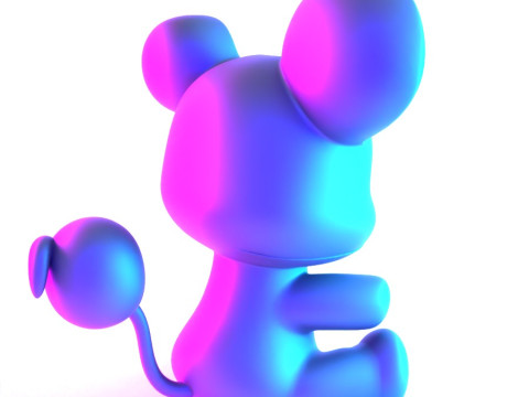 3D Printing Skully Bear toy 3D Model