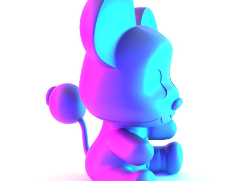 3D Printing Skully Bear toy 3D Model