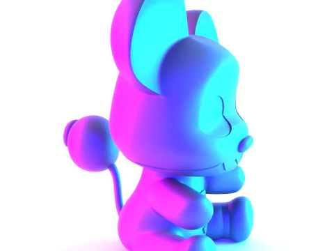 3D Printing Skully Bear toy 3D Model