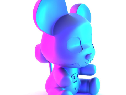 3D Printing Skully Bear toy 3D Model