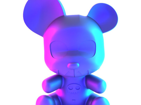 3D Printing Skully Bear toy 3D Model