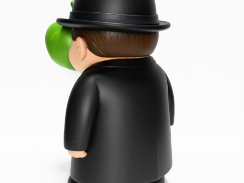 3D Printing The Son of Man Rene Magritte toy 3D Модель