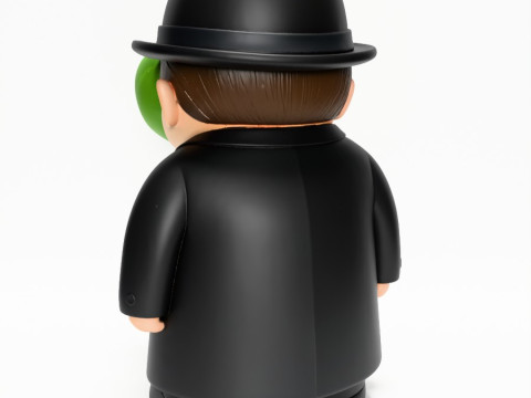 3D Printing The Son of Man Rene Magritte toy 3D Модель