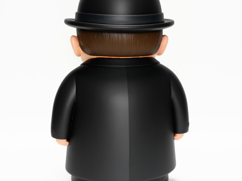 3D Printing The Son of Man Rene Magritte toy 3D Модель