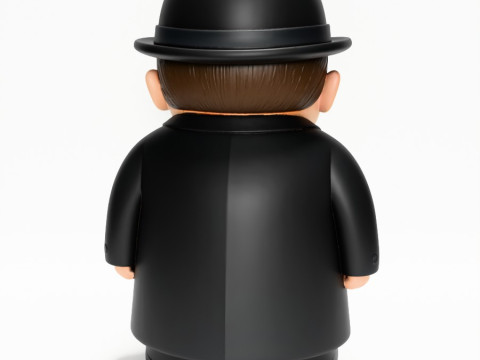 3D Printing The Son of Man Rene Magritte toy 3D Модель
