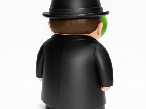 3D Printing The Son of Man Rene Magritte toy 3D Модель