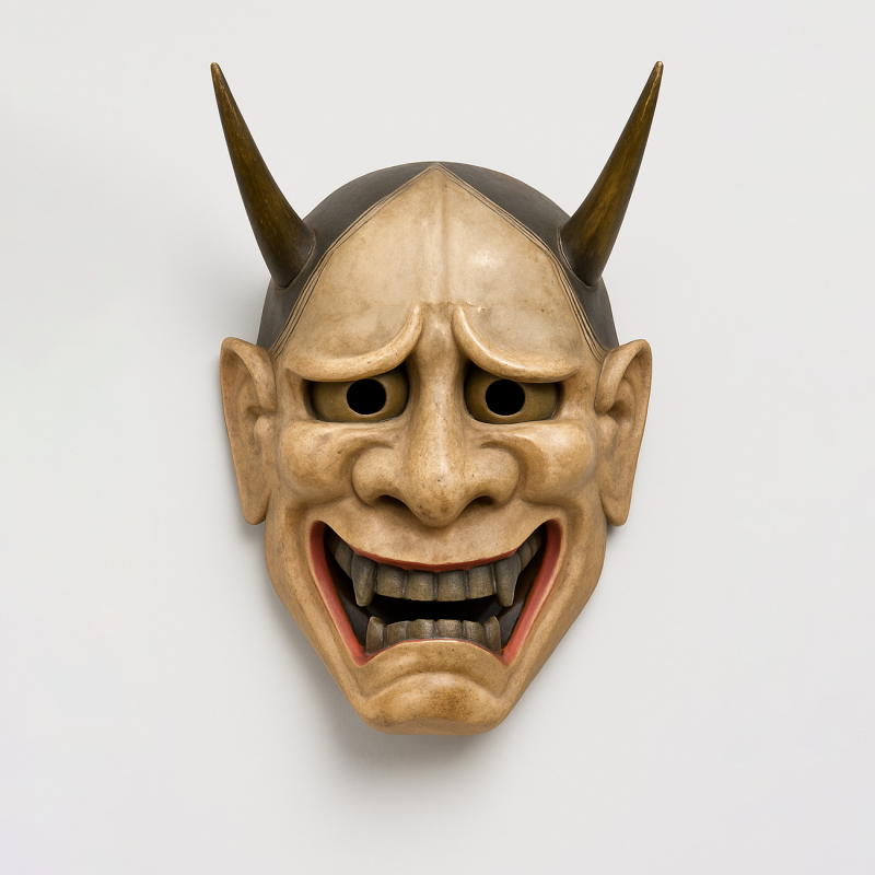 3D Printing Hannya Mask Noh Theater toy 3D Модель .c4d .max .obj .3ds .fbx .stl .blend 