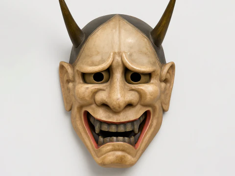 3D 프린팅 한냐 마스크 노극장 장난감 3D 모델