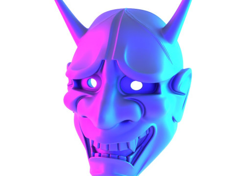 3D Printing Hannya Mask Noh Theater toy 3D Модель