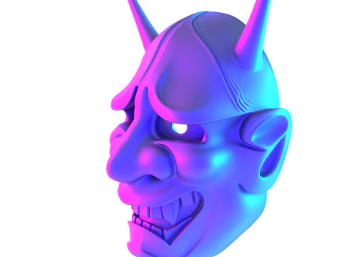 3D Printing Hannya Mask Noh Theater toy 3D Model