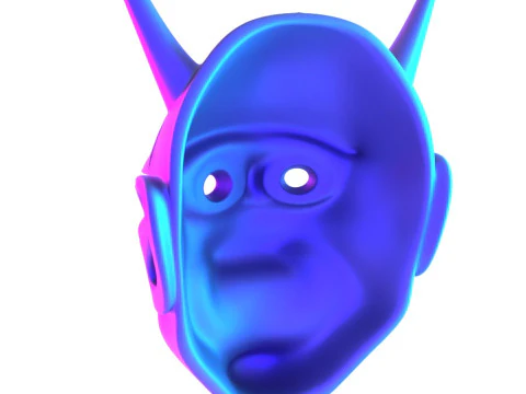 3D Printing Hannya Mask Noh Theater toy 3D Model