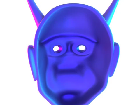 3D Printing Hannya Mask Noh Theater toy 3D Model