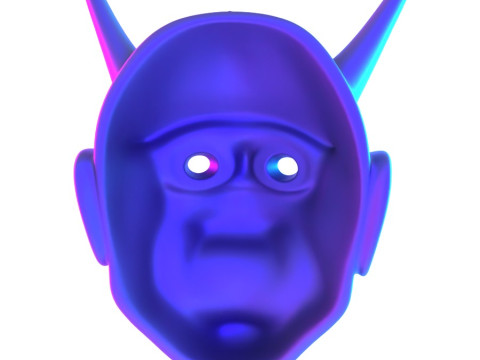 3D Printing Hannya Mask Noh Theater toy 3D Модель