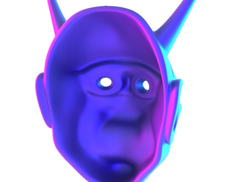 3D Printing Hannya Mask Noh Theater toy 3D Модель