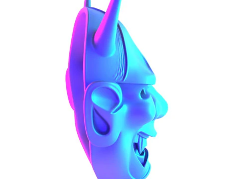 3D Printing Hannya Mask Noh Theater toy 3D Model