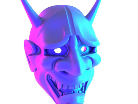3D Printing Hannya Mask Noh Theater toy 3D Модель