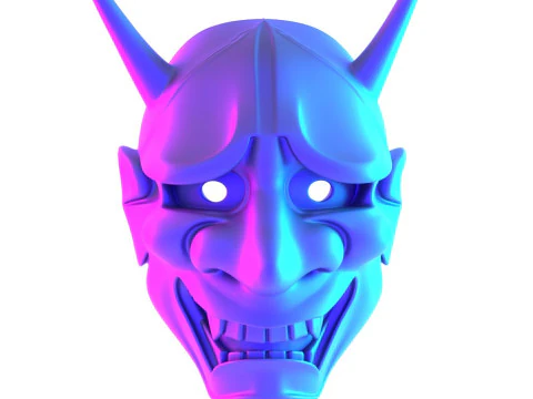 3D Printing Hannya Mask Noh Theater toy 3D Model