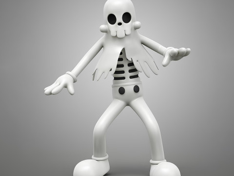 3D Printing Ghost from Swing You Sinners toy 3D 模型
