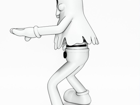 3D Printing Ghost from Swing You Sinners toy 3D मॉडल