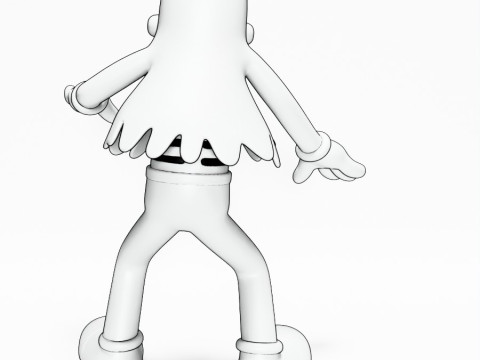 3D Printing Ghost from Swing You Sinners toy 3D मॉडल