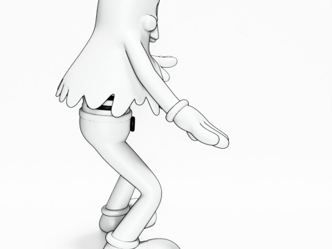 3D Printing Ghost from Swing You Sinners toy 3D मॉडल