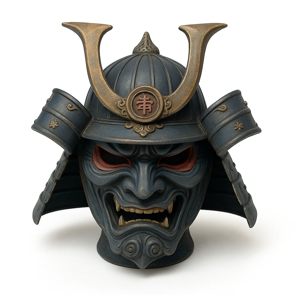 3D Printing Japanese Samurai Kabuto toy 3D Model .c4d .max .obj .3ds .fbx .stl .blend