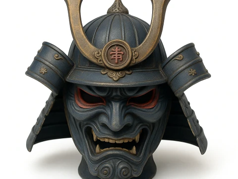 3D Printing Japanese Samurai Kabuto toy 3D Model