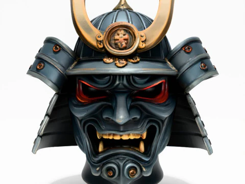 3D Printing Japanese Samurai Kabuto toy 3D Model