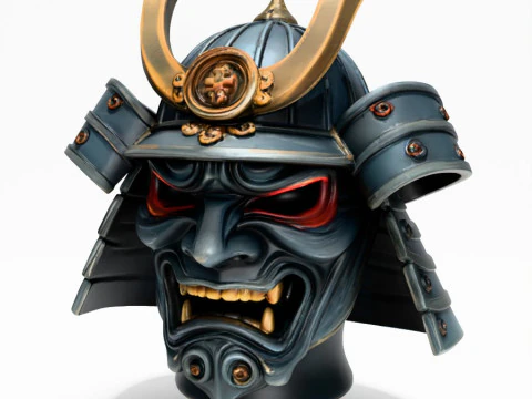 3D Printing Japanese Samurai Kabuto toy 3D Model