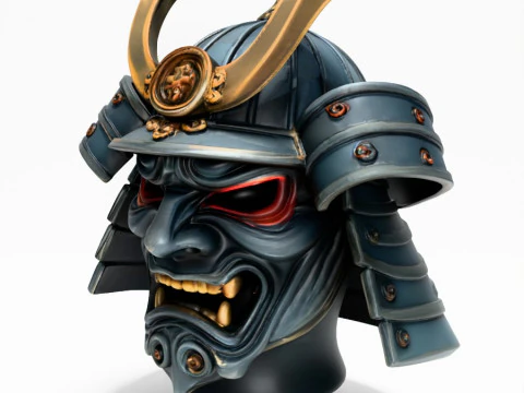 3D Printing Japanese Samurai Kabuto toy 3D Model