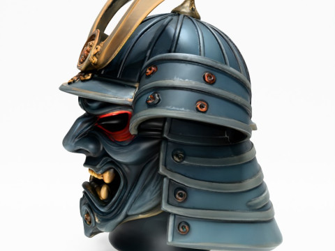 3D Printing Japanese Samurai Kabuto toy Model 3D