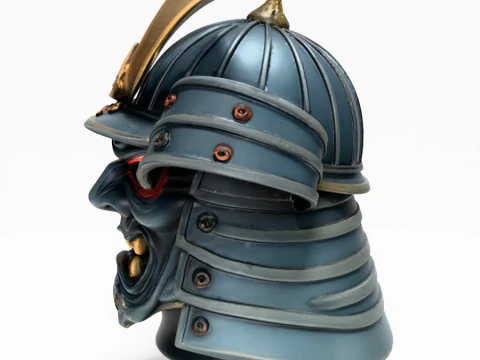 3D Printing Japanese Samurai Kabuto toy 3D Model
