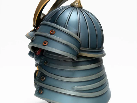 3D Printing Japanese Samurai Kabuto toy 3D Model