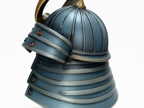 3D Printing Japanese Samurai Kabuto toy Model 3D