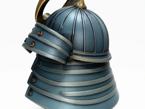 3D Printing Japanese Samurai Kabuto toy 3D Model