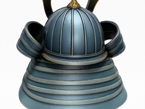 3D Printing Japanese Samurai Kabuto toy Model 3D
