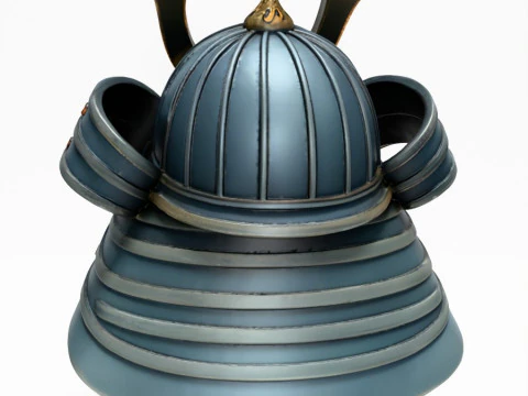 3D Printing Japanese Samurai Kabuto toy 3D Model