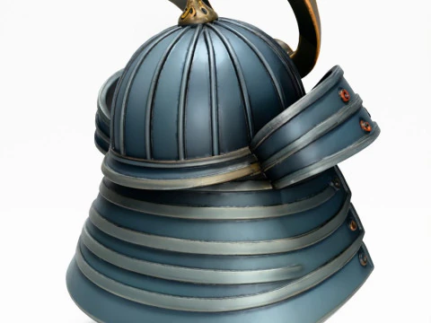 3D Printing Japanese Samurai Kabuto toy 3D Model