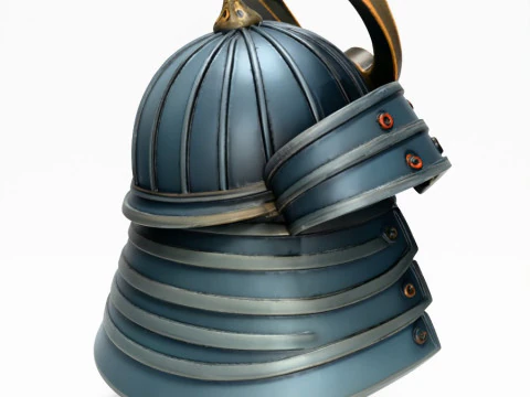 3D Printing Japanese Samurai Kabuto toy 3D Model