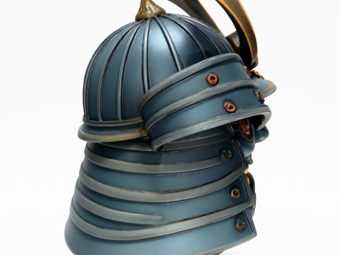3D Printing Japanese Samurai Kabuto toy Model 3D