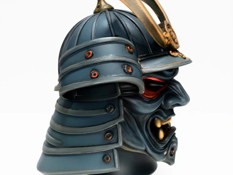 3D Printing Japanese Samurai Kabuto toy 3D Model