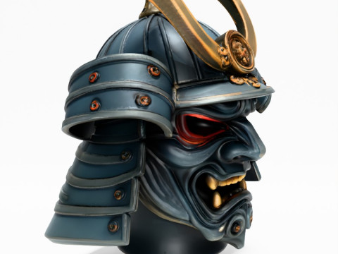 3D Printing Japanese Samurai Kabuto toy Model 3D