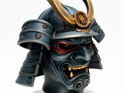 3D Printing Japanese Samurai Kabuto toy 3D Model