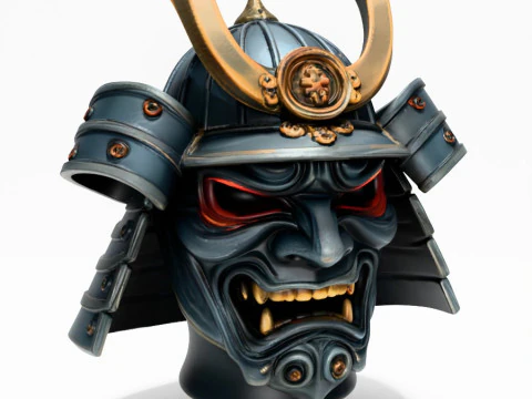 3D Printing Japanese Samurai Kabuto toy 3D Model