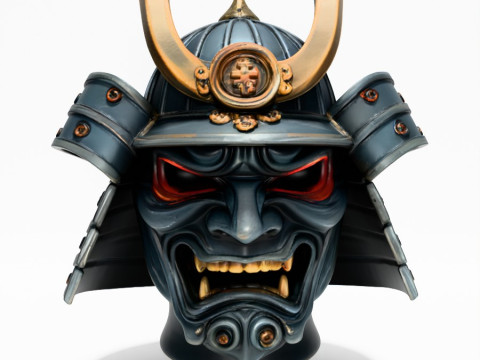 3D Printing Japanese Samurai Kabuto toy Model 3D