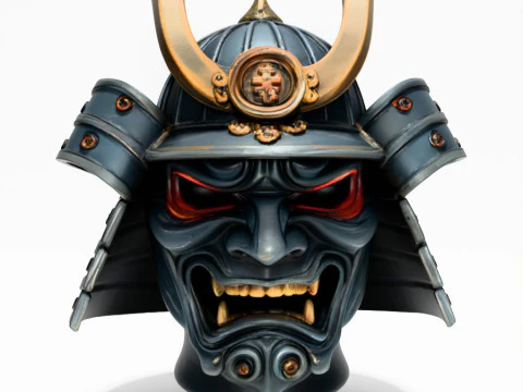 3D Printing Japanese Samurai Kabuto toy 3D Model