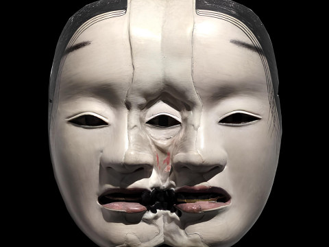 3D Printing Japanese Dual Noh Mask toy Modello 3D