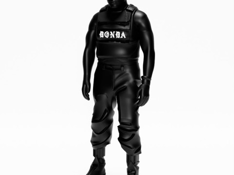 3D Printing Kanye West DONDA toy 3D Model