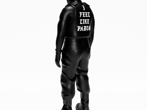 3D Printing Kanye West DONDA toy 3D Model